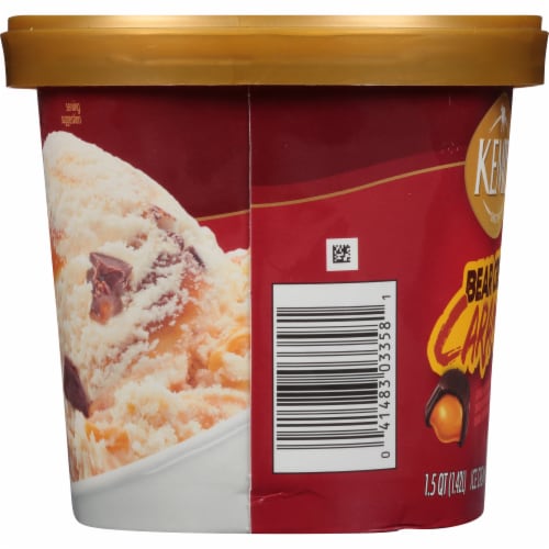 Kemps Bear Creek Caramel Ice Cream Tub Perspective: left