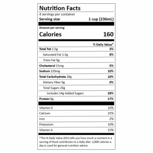 Kemps Select 1% Lowfat Chocolate Milk Perspective: left