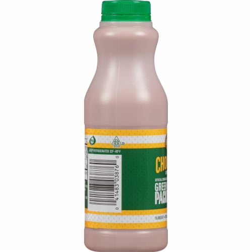 Kemps Green Bay Packers Low-fat Chocolate Milk Perspective: left