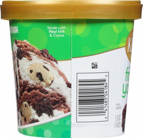 Kemps® Twisted Dough Frozen Yogurt Tub Perspective: left