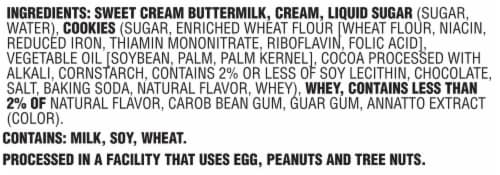 Kemps Crafted Collection Cookies & Cream Dream Ice Cream Perspective: left