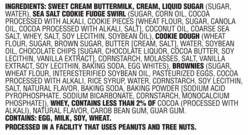 Kemps Crafted Collection Brownie Cookie Dough Delight Ice Cream Perspective: left