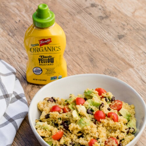 French's True Organics Classic Yellow Mustard Perspective: left