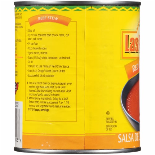 Las Palmas Medium Red Chile Sauce Perspective: left