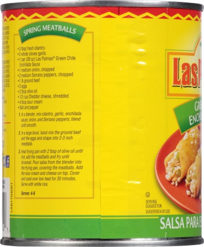 Las Palmas Green Chile Enchilada Sauce Perspective: left