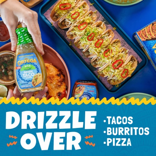 Ortega Mild Green Taco Sauce Perspective: left