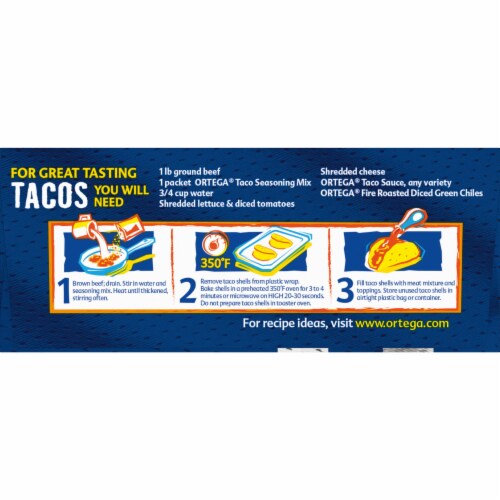 Ortega Indianapolis Colts Tailgate Taco Shells 10 ea Perspective: left