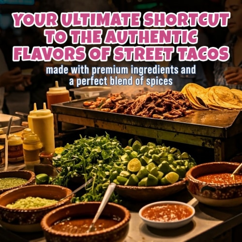 Ortega Street Taco Al Pastor Seasoning Mix Perspective: left