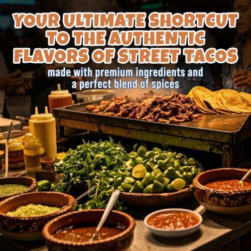 Ortega Street Taco Carne Asada Seasoning Mix Perspective: left