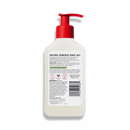 Thayers Natural Remedies pH Balancing Daily Face Wash with Aloe Vera Perspective: left
