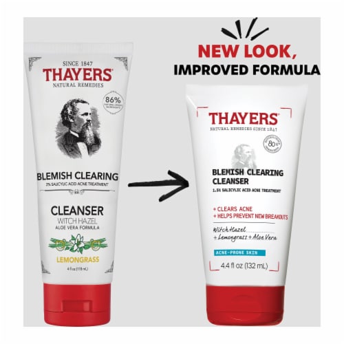 Thayers Natural Remedies Blemish Clearing Facial Cleanser with Salicylic Acid Perspective: left