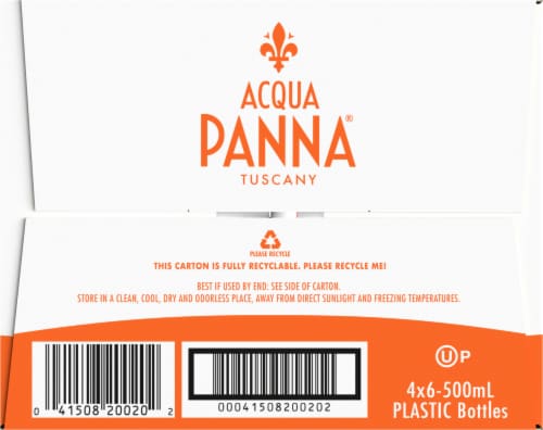 Acqua Panna Natural Spring Water Perspective: left