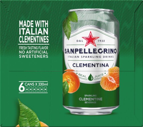 S. Pellegrino Sparkling Clementine Beverage Perspective: left