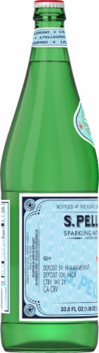 S.Pellegrino® Sparkling Natural Mineral Water Perspective: left