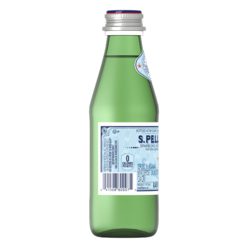 S.Pellegrino Sparkling Natural Mineral Water Perspective: left