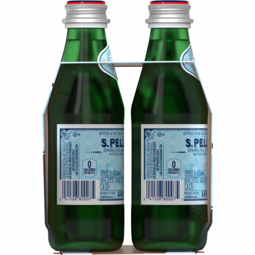 Perrier Carbonated Mineral Water Glass Bottles 11.15 Fl Oz. 4Ct