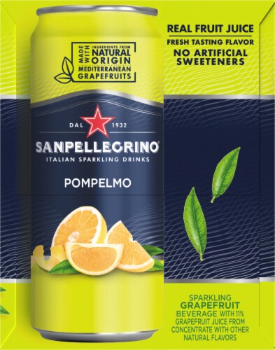 Sanpellegrino® Italian Sparkling Drinks Pompelmo Perspective: left
