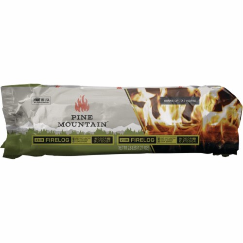 Pine Mountain Classic 2-Hour Fire Log 500-160-801 Pack of 6 Perspective: left