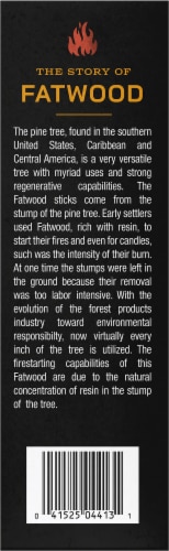 Pine Mountain Fatwood StarterStikk Firestarter Perspective: left