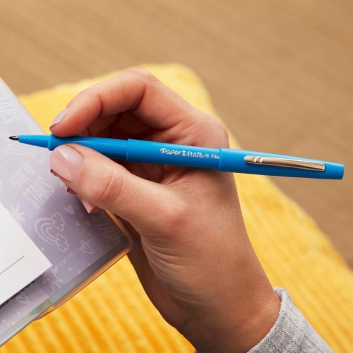 Paper Mate® Flair® Medium Point Felt Tip Pens - Black Perspective: left