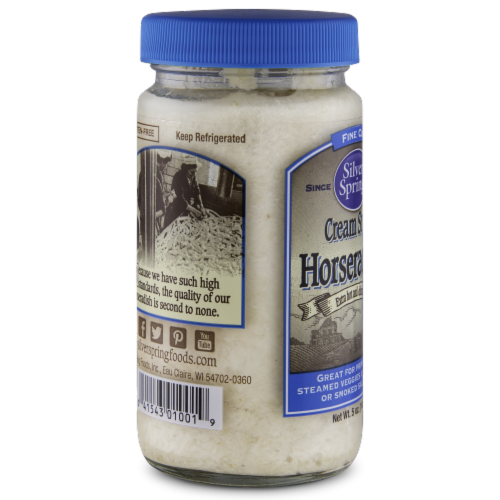 Silver Spring® Fine Cut Cream Style Horseradish Perspective: left