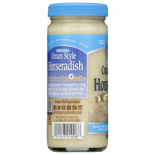 Silver Spring® Fine Cut Cream Style Horseradish Perspective: left