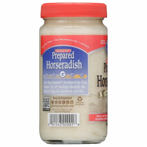 Silver Spring® Coarse Cut Prepared Horseradish Perspective: left