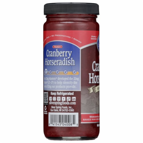 Silver Spring® Cranberry Horseradish Perspective: left