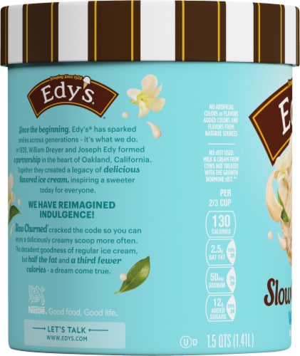 Dreyer's/Edy's™ Slow Churned Classic Vanilla Light Ice Cream Tub Perspective: left