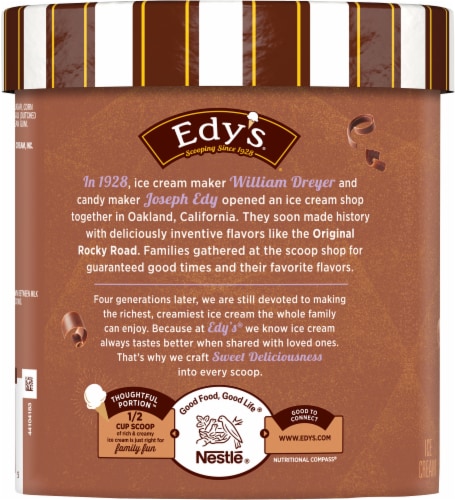 Edy's® Grand Chocolate Ice Cream Tub Perspective: left