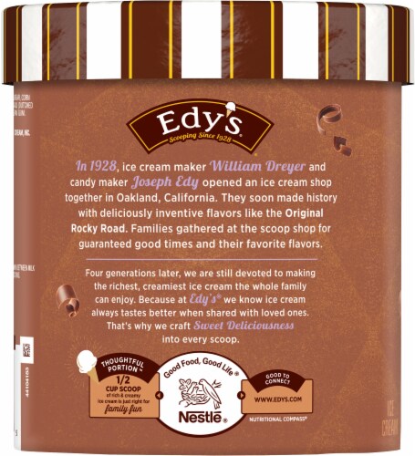 Edy's® Grand Chocolate Ice Cream Tub Perspective: left