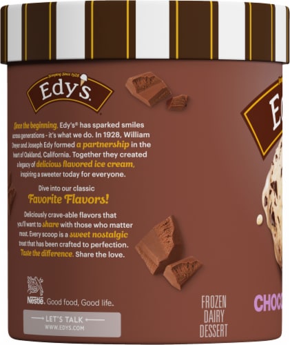 Dreyer's/Edy's™ Grand Chocolate Chip Ice Cream Tub Perspective: left