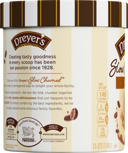 Edy's® Slow Churned® Coffee Light Ice Cream Perspective: left