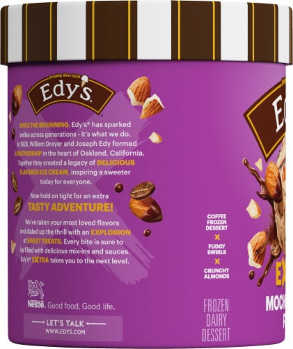 Dreyer's/Edy's™ Grand Mocha Almond Avenue Ice Cream Tub Perspective: left