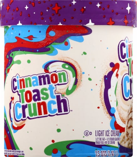 Cinnamon Toast Crunch Light Ice Cream Perspective: left