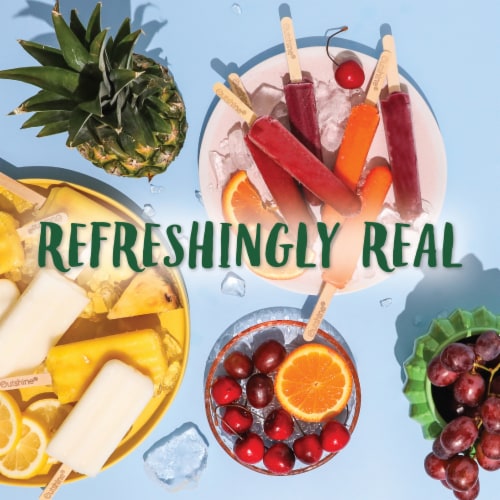 Outshine® Sugar Free Strawberry Tangerine Raspberry Fruit Bars Perspective: left