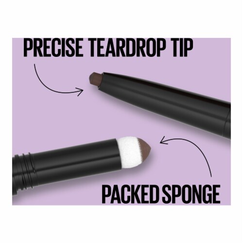 Maybelline Express Brow 2-In-1 Pencil and Powder Eyebrow Makeup 250 Blonde Perspective: left