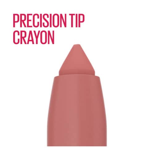 Maybelline Super Stay Ink Crayon Lipstick Matte Longwear 155 Achieve It All Perspective: left