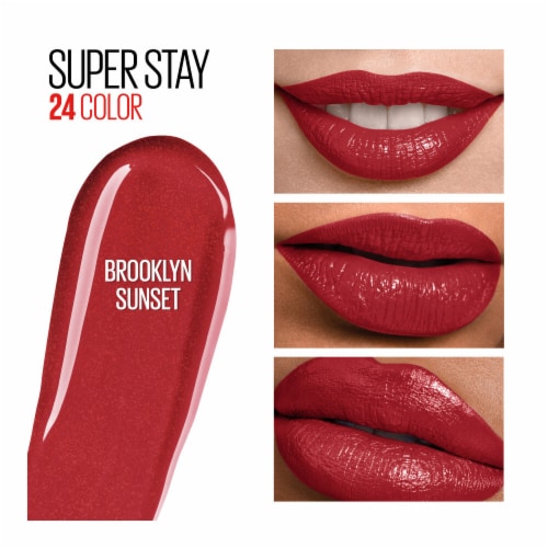 Maybelline Super Stay 24 2-Step Liquid Lipstick 925 Brooklyn Sunset Perspective: left