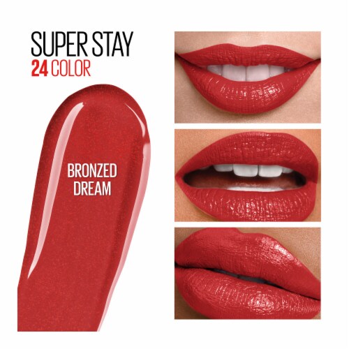 Maybelline Super Stay 24 2-Step Liquid Lipstick 920 Bronzed Dream Perspective: left