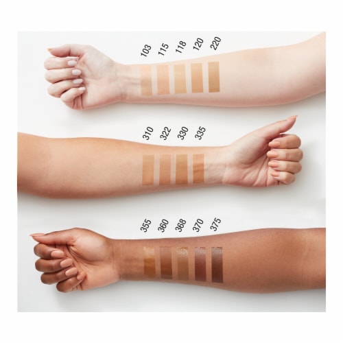 Maybelline New York Fit Me 322 Tinted Moisturizer Natural Coverage Face Makeup Perspective: left
