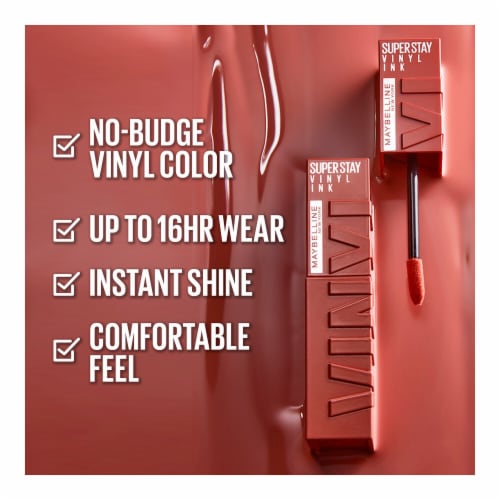 Maybelline Super Stay Vinyl Ink Liquid Lipstick 125 Keen Perspective: left