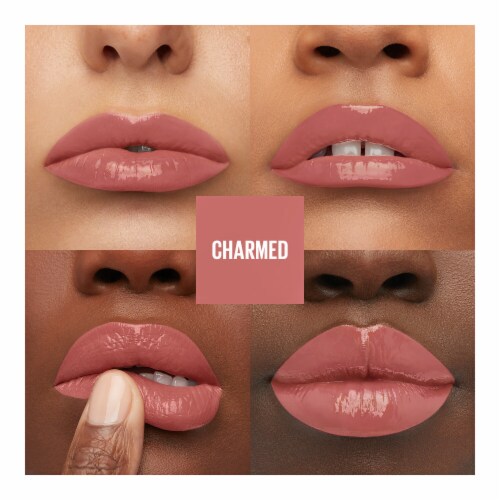 Maybelline Super Stay Vinyl Ink Liquid Lipstick 100 Charmed Perspective: left