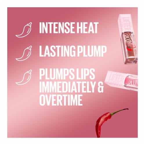 Maybelline Lifter Gloss Plumping Lip Gloss 001 Blush Blaze Perspective: left