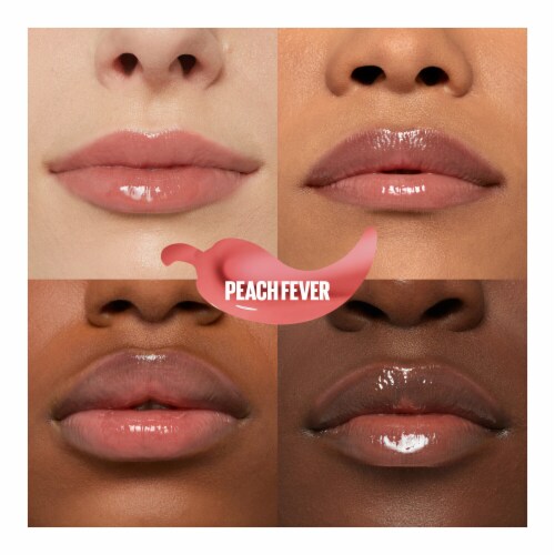 Maybelline Lifter Gloss Plumping Lip Gloss 005 Peach Fever Perspective: left