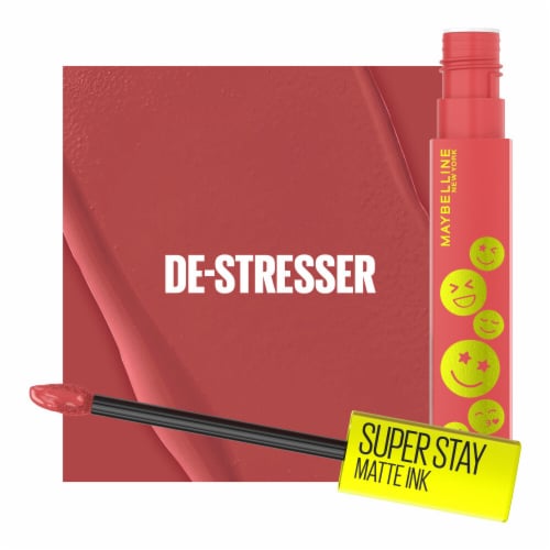 Maybelline Super Stay Matte Ink Liquid Lipcolor Moodmakers De-Stresser Perspective: left