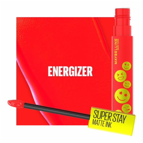 Maybelline Super Stay Matte Ink Liquid Lipcolor Moodmakers Energizer Perspective: left