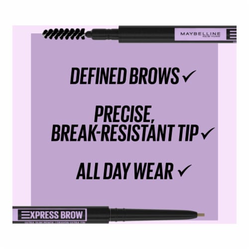 Maybelline Express Brow Ultra Slim Eyebrow Pencil 259 Ash Brown Perspective: left