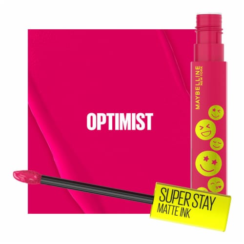 Maybelline Super Stay Matte Ink Liquid Lipcolor Moodmakers Optimist Perspective: left