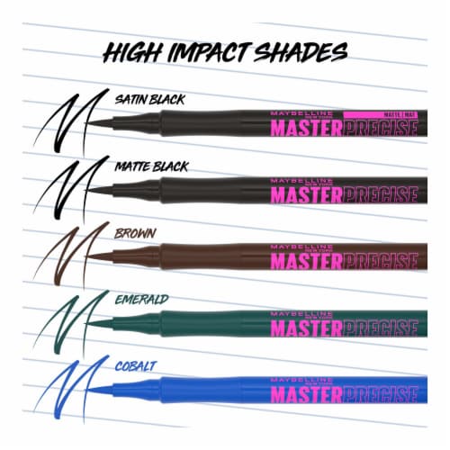 Maybelline Master Precise All Day Liquid Eyeliner 112 Emerald Green Perspective: left